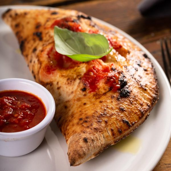 Calzone Served in The Plug Restaurant in Liverpool